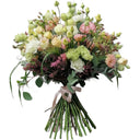 Buchet lisianthus, panicum, eucalipt